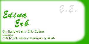 edina erb business card